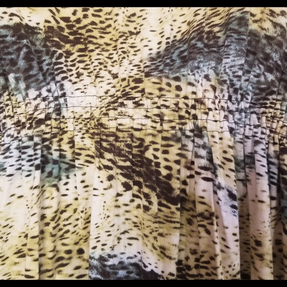 Beaded Mushbaby Sienna Rose Inc. Women's Multicolor V-neck Tunic Size Small - Picture 5 of 5